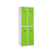 Vestiaire métallique monté 1800x800x500 - Gris/Vert - SIMON RACK - 8425437068607