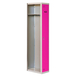 Vestiaire métallique 1800x300x500 - 1 niveau Gris/Rose - SIMON RACK - 8425437069253
