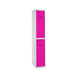 Vestiaire métallique 1800x400x500 - Gris/Rose - SIMON RACK - 8425437069376