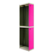 Vestiaire métallique 1800x400x500 - Gris/Rose - SIMON RACK - 8425437069383