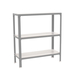 Rayonnage intérieur 900x800x300 - 3 niveaux Gris/Blanc - SIMON RACK - 8425437069949