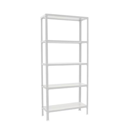 Rayonnage intérieur 1800x800x300 - 5 niveaux Blanc - SIMON RACK - 8425437070037