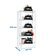Rayonnage intérieur 1800x800x300 - 5 niveaux Blanc - SIMON RACK - 8425437070037