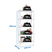 Rayonnage intérieur 1800x1000x300 - 5 niveaux Blanc - SIMON RACK - 8425437070051