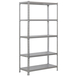 Rayonnage métallique léger sans vis 1800x900x400 - 5 niveaux Gris - SIMON RACK - 8425437070112