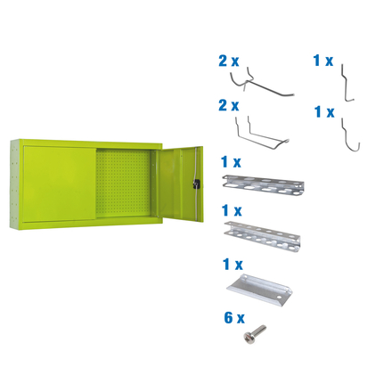 Armoire de rangement - 650x1200x275 - Vert - SIMON RACK - 8425437072178