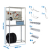 Rayonnage pour garage auto - 2000x1000x400 - Galvanisé - SIMON RACK - 8425437072260