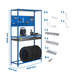 Rayonnage pour garage auto - 2000x1200x400 - Bleu - SIMON RACK - 8425437072369