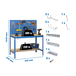 Kit établi Bricolage - 1445x910x610 - Bleu - SIMON RACK - 8425437072390