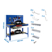 Kit établi Bricolage - 1445x910x610 - Bleu - SIMON RACK - 8425437072482