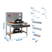 Kit établi Bricolage - 1445x1510x610 - Gris - SIMON RACK - 8425437072529