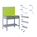 Table de jardin - 1445x900x400 - Vert - SIMON RACK - 8425437072819