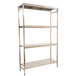 Rayonnage mobile bois-métal léger sans vis 1600x1260x400 - 4 niveaux - SIMON RACK - 8425437073311