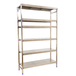 Rayonnage mobile bois-métal léger sans vis 2000x1260x400 - 6 niveaux - SIMON RACK - 8425437073670