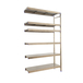 Rayonnage mobile bois-métal léger sans vis 2000x1260x500 - 6 niveaux - SIMON RACK - 8425437074462