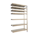 Rayonnage mobile bois-métal léger sans vis 2000x1260x500 - 7 niveaux - SIMON RACK - 8425437074523
