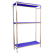 Rayonnage mobile bois-métal léger sans vis 1600x1660x400 - 3 niveaux - SIMON RACK - 8425437074592