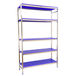 Rayonnage mobile bois-métal léger sans vis 1600x1660x400 - 5 niveaux - SIMON RACK - 8425437074714