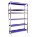 Rayonnage mobile bois-métal léger sans vis 1600x1660x400 - 6 niveaux - SIMON RACK - 8425437074776