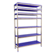 Rayonnage mobile bois-métal léger sans vis 2000x860x400 - 7 niveaux - SIMON RACK - 8425437075032