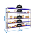 Rayonnage mobile bois-métal léger sans vis 1600x3290x500 - 5 niveaux - SIMON RACK - 8425437075162