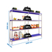 Rayonnage mobile bois-métal léger sans vis 2000x3290x400 - 4 niveaux - SIMON RACK - 8425437075230