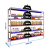 Rayonnage mobile bois-métal léger sans vis 2000x3290x500 - 6 niveaux - SIMON RACK - 8425437075322