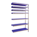 Rayonnage mobile bois-métal léger sans vis 2000x860x400 - 7 niveaux - SIMON RACK - 8425437075810