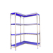 Rayonnage mobile bois-métal léger sans vis 1600x1760x500 - 4 niveaux - SIMON RACK - 8425437076060