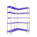 Rayonnage mobile bois-métal léger sans vis 1600x1260x400 - 5 niveaux - SIMON RACK - 8425437076077