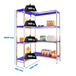 Rayonnage mobile bois-métal léger sans vis 2000x1260x400 - 4 niveaux - SIMON RACK - 8425437076114