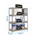 Étagère charge moyenne 300 kg 2000x1200x450 - 4 niveaux Bois - SIMON RACK - 8425437076206