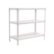 Rayonnage métallique léger sans vis 900x1200x300 - 3 niveaux Blanc - SIMON RACK - 8425437076565