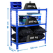 Rayonnage métallique léger sans vis 900x1200x400 - 3 niveaux Bleu - SIMON RACK - 8425437076596