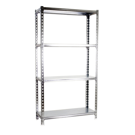Rayonnage métallique léger sans vis 1500x1200x500 - 4 niveaux Galvanisé - SIMON RACK - 8425437076824