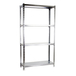 Rayonnage métallique léger sans vis 1500x1200x500 - 4 niveaux Galvanisé - SIMON RACK - 8425437076824