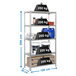Rayonnage métallique léger sans vis 2000x1200x300 - 5 niveaux Galvanisé - SIMON RACK - 8425437076879