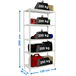 Rayonnage métallique léger sans vis 2000x1200x400 - 5 niveaux Blanc - SIMON RACK - 8425437076923