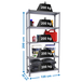 Rayonnage métallique léger sans vis 2000x1200x500 - 5 niveaux Gris - SIMON RACK - 8425437077005