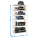 Rayonnage métallique léger sans vis 2500x1200x400 - 6 niveaux Blanc - SIMON RACK - 8425437077098