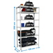Rayonnage métallique léger sans vis 2500x1200x500 - 6 niveaux Galvanisé - SIMON RACK - 8425437077159