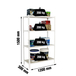 Rayonnage bois-métal léger sans vis 1500x1200x300 - 4 niveaux Blanc/Bois - SIMON RACK - 8425437077333