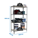 Rayonnage bois-métal léger sans vis 1500x1200x500 - 4 niveaux Bois - SIMON RACK - 8425437077449