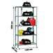 Rayonnage bois-métal léger sans vis 2000x1200x300 - 5 niveaux Gris/Bois - SIMON RACK - 8425437077500