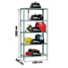 Rayonnage bois-métal léger sans vis 2000x1200x500 - 5 niveaux Bois - SIMON RACK - 8425437077593