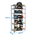 Rayonnage bois-métal léger sans vis 2500x1200x300 - 6 niveaux Bois - SIMON RACK - 8425437077647