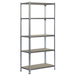Rayonnage bois-métal léger sans vis 2000x1100x300 - 5 niveaux Bois - SIMON RACK - 8425437077791