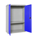 Vestiaire métallique monté 900x800x400 - 1 niveau Gris/Bleu - SIMON RACK - 8425437079351