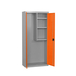 Vestiaire métallique 1800x600x400 - Gris/Orange - SIMON RACK - 8425437079429