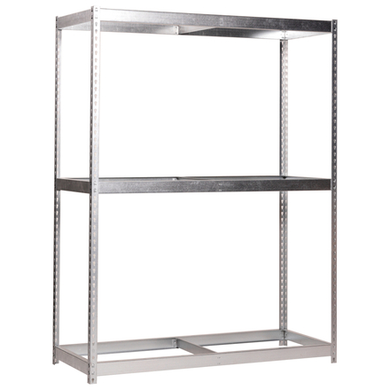 Étagère charge moyenne 500 à 600kg - 2000x2100x450 - 3 niveaux Galvanisé - SIMON RACK - 8425437081170
